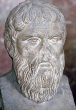Bust of the Greek philosopher Plato, 4th century BC. Artist: Unknown