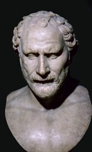 Bust of the Greek statesman Demosthenes, 4th century BC. Artist: Unknown