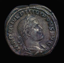 Bronze coin of 'Phillip the Arab'. Artist: Unknown