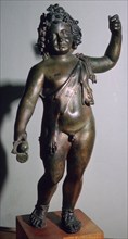 Roman bronze of the infant Bacchus. Artist: Unknown
