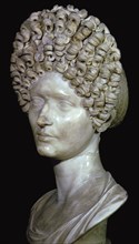 Head of a Roman Lady, 1st century. Artist: Unknown