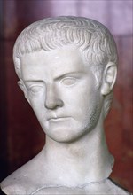Bust of Caligula, 1st century. Artist: Unknown