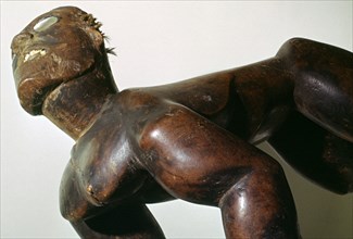 Wooden human form figure, Polynesian, (18th century?). Artist: Unknown