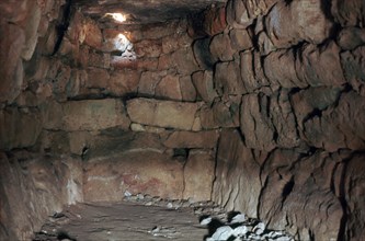 Menorca Naveta d'es Tudons, interior view, c.2000 BC Artist: Unknown