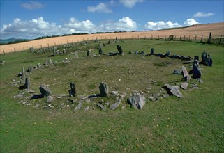 Braiid settlement site on the Isle of Man. Artist: Unknown