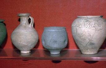 Trio of Roman pots. Artist: Unknown