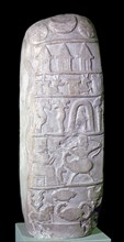 Babylonian boundary-stone (kudurru) of the time of King Nebuchadnezzar I of Babylon, c1125-1104 BC. Artist: Unknown