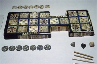 The Royal Game of Ur, from Ur, southern Iraq, c2600-c2400 BC. Artist: Unknown