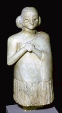 Gypsum statue of a woman. Artist: Unknown