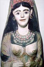Mask of a woman, from Egypt, Roman Period, c100-c120. Artist: Unknown