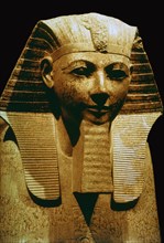 Egyptian sculpture of Queen Hatsheput, 15th century BC Artist: Unknown
