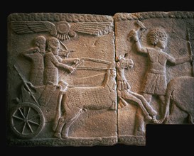 Relief of a Hittite Chariot. Artist: Unknown