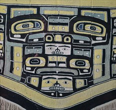 Tlingit Native American blanket. Artist: Unknown
