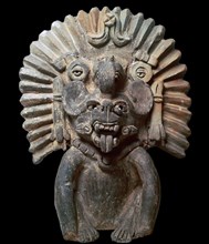 Zapotec statuette of a bat-god. Artist: Unknown