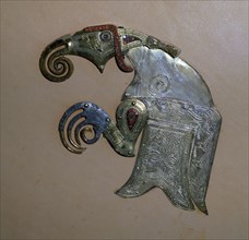 Anglo-Saxon bird ornament from the Sutton-Hoo ship burial. Artist: Unknown