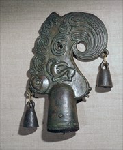 Bronze Scythian pole-top in the early style with later developments. Artist: Unknown