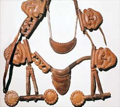 Scythian riding outfit found in a tomb, 5th century BC. Artist: Unknown