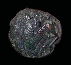 Viking metalwork from a hoard on the Isle of Man. Artist: Unknown