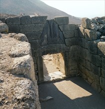 The lion gate at Mycenae, 13th century BC. Artist: Unknown