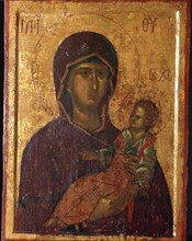 Greek Icon of the Virgin and Child. Artist: Unknown