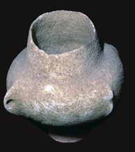 Cycladic marble vase, 26th century BC. Artist: Unknown