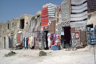 Berber storehouses converted into a bazaar. Artist: Unknown