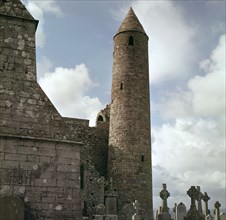 Celtic round tower, 11th century. Artist: Unknown