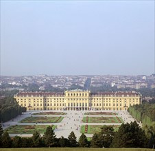 Schonbrunn Palace in Vienna, 17th century. Artist: Unknown