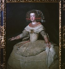 Painting of the Infanta Maria Theresa, 17th century.  Artist: Diego Velasquez