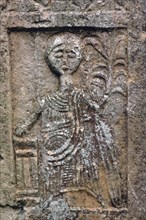 Detail of a gravestone in a sanctuary sacred to Saturn, 1st century. Artist: Unknown