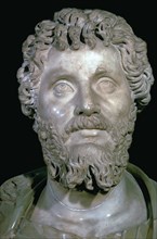 Bust of the Roman Emperor Septimius Severus, 2nd century. Artist: Unknown