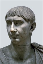 Bust of the Roman Emperor Trajan, 1st century. Artist: Unknown