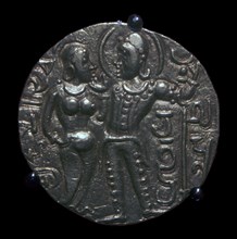 Gold coin of King Samudra Gupta, 4th century. Artist: Unknown