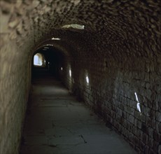 Underground to the healing centre of the Asklepion in Pergamum, 2nd century. Artist: Unknown