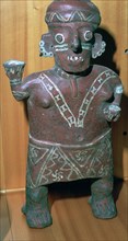 Nayarit figure of a standing man, 2nd century BC. Artist: Unknown