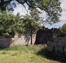 Gateway of the Roman fort in High Rochester, Northumberland, 1st century. Artist: Unknown