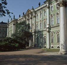 The Hermitage in St Petersburg, 18th century. Artist: Unknown
