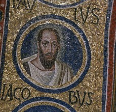 Mosaic detail showing St Paul, 5th century. Artist: Unknown