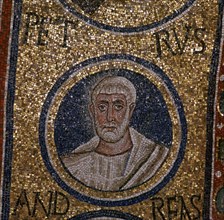 Mosaic detail showing St Peter, 5th century. Artist: Unknown