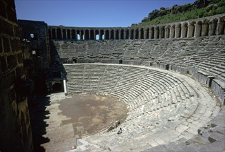 Roman theatre in Aspendos, 2nd century. Artist: Unknown