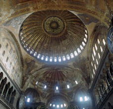 Interior of the church of St Sophia, 6th century. Artist: Unknown