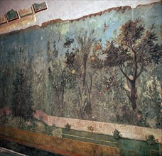 Painted room from Livia's villa, c.1st century BC. Artist: Unknown