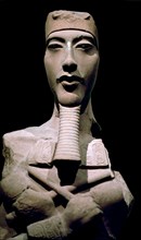 Statue of the Pharaoh Akhenaten, 14th century BC. Artist: Unknown