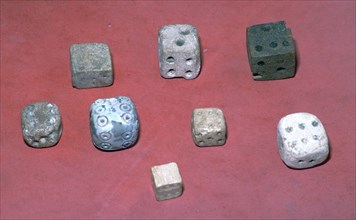Egyptian dice. Artist: Unknown