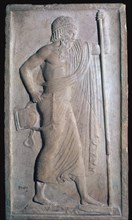 Archaic Roman relief of Apollo. Artist: Unknown