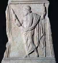 Archaic Roman relief of Jupiter. Artist: Unknown