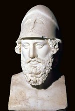 Bust of the Athenian statesman Pericles, 5th century BC. Artist: Unknown