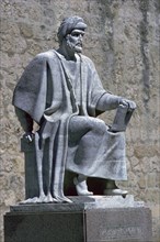 Statue of Averroes from Cordoba, 12th century. Artist: Unknown