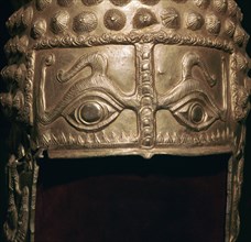 Gold Thraco-Getic helmet, 4th century BC. Artist: Unknown