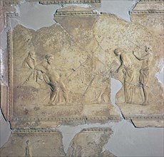 Roman stucco of Dionysiac rites, 1st century BC. Artist: Unknown